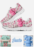 Nursing Is A Work Of Heart - Personalized Nurse Sneakers