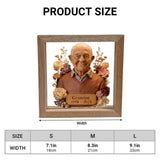 Custom From Any Photo - Personalized Memorial Wooden Frame LED Light