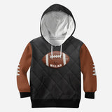 Game Day Football Mom, Girlfriend, Wife - Personalized Football Hoodie and Leggings
