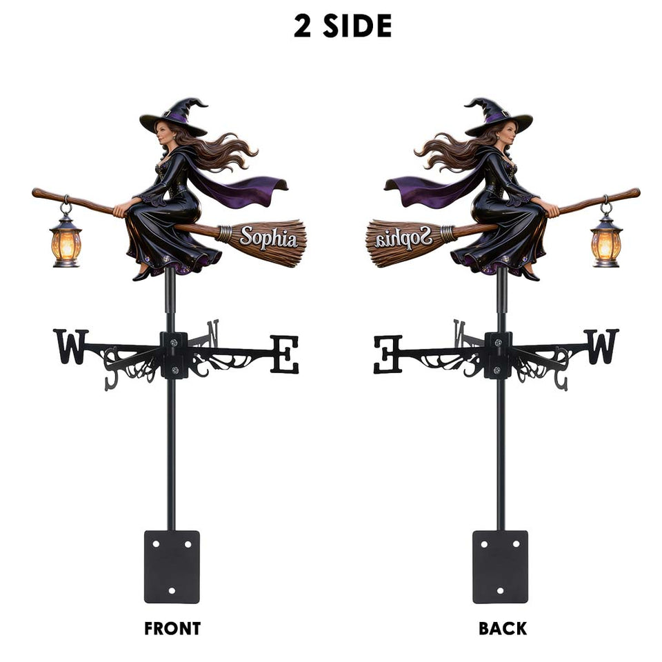 Custom Any Photo - Personalized Witch Weather Vane