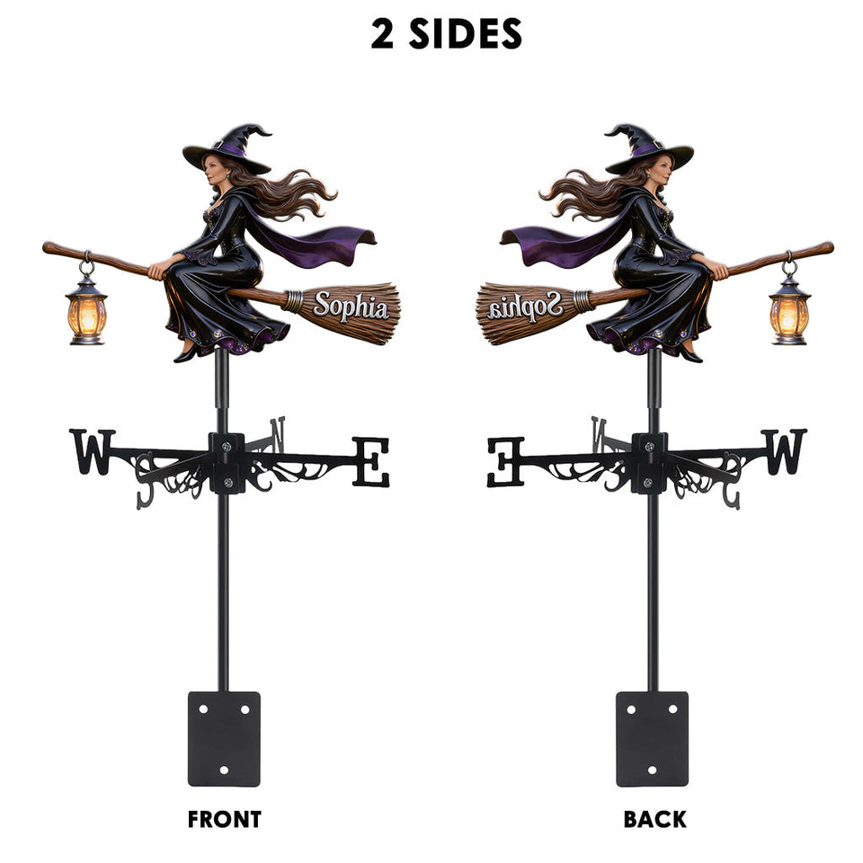 Custom Any Photo - Personalized Witch Weather Vane