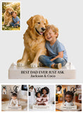 Perfect Father's Day Gift - Personalized Father Acrylic Pot