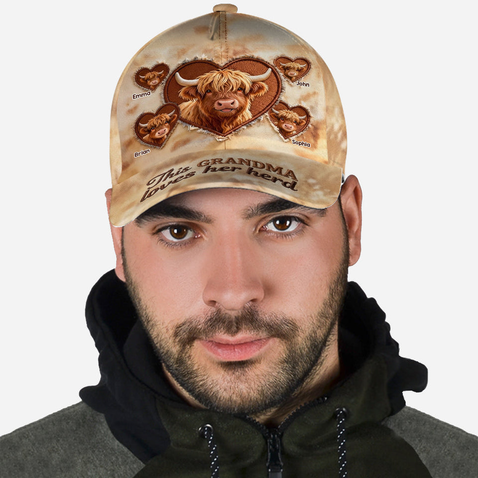 This Mama Loves Her Herd - Personalized Mother Classic Cap