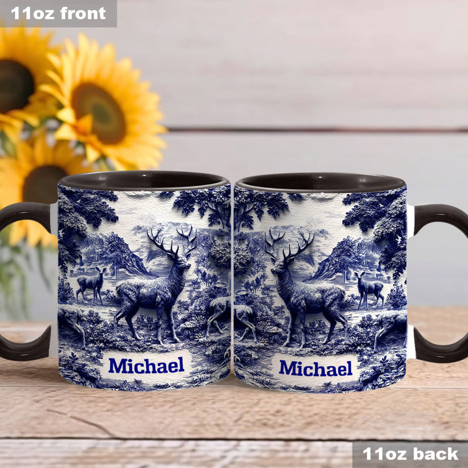 Deer Hunting - Personalized Hunting Accent Mug