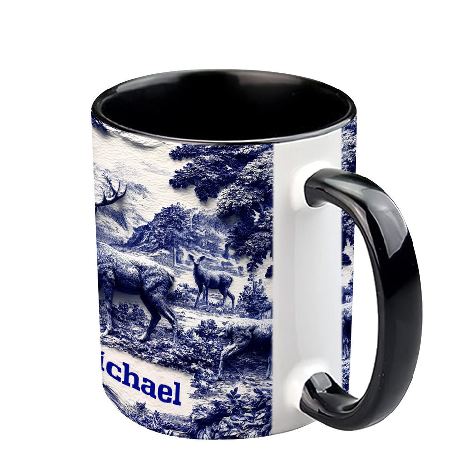 Deer Hunting - Personalized Hunting Accent Mug