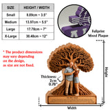 To My Dad - Personalized Father Custom Shaped Wood Plaque