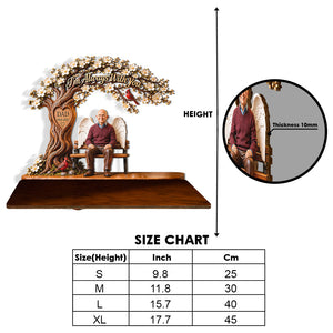 I'll Always Be With You - Personalized Memorial Wooden Floating Shelf