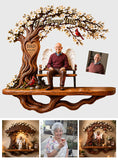 I'll Always Be With You - Personalized Memorial Wooden Floating Shelf