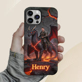 Flying With The Dragon - Personalized Dragon Full Print Phone Case