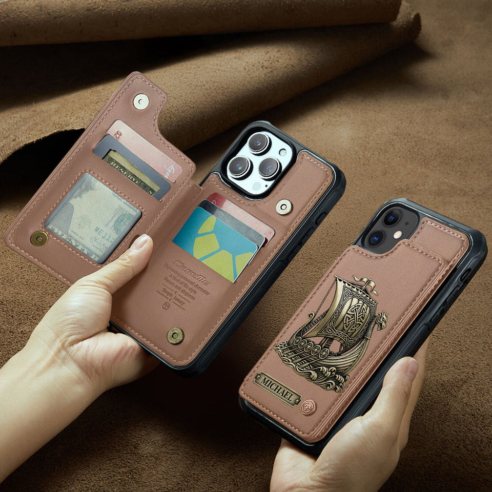 I'm A Viking - Personalized Viking Wallet Phone Case