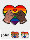 Love Is Love - Personalized LGBT Support Pin