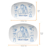 Perfect Gift For Couple - Personalized Couple Plate