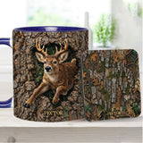 Deer Hunting, Hunter Gift - Personalized Hunting Accent Mug & Coaster