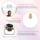 Luxury Gifts For Man - Personalized Couple Refillable Perfume Bottle