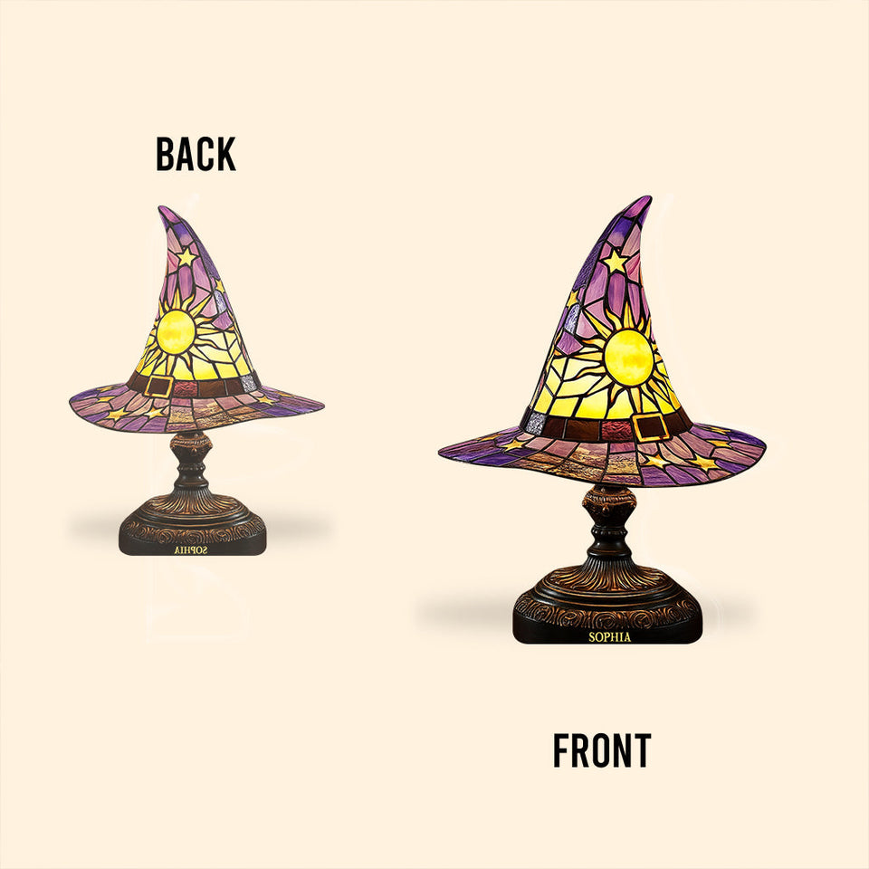 Stunning Witch Hat - Personalized Witch Custom Shaped Acrylic Plaque