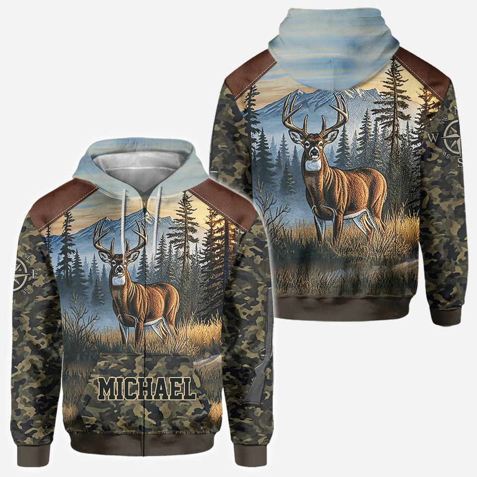 Love Hunting - Personalized Hunting All Over Shirt
