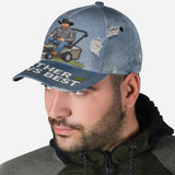 Father Mows Best - Personalized Father Classic Cap