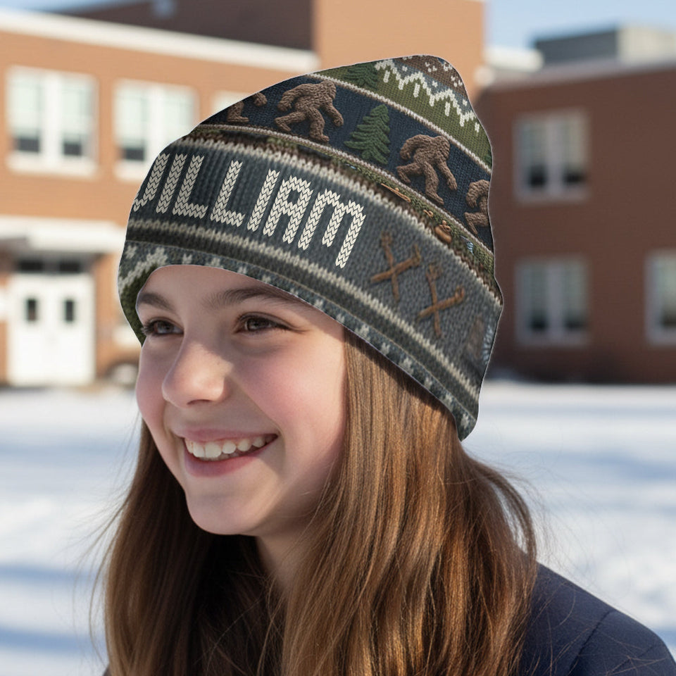 Love Hiking - Personalized Hiking Beanie Hat