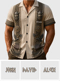 Viking Theme, Gift for Men - Personalized Viking Hawaiian Shirt