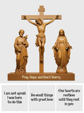 Catholic - Personalized Christian Custom Shaped Wood Plaque