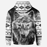 Strong Wolf - Personalized Wolf Hoodie and Leggings