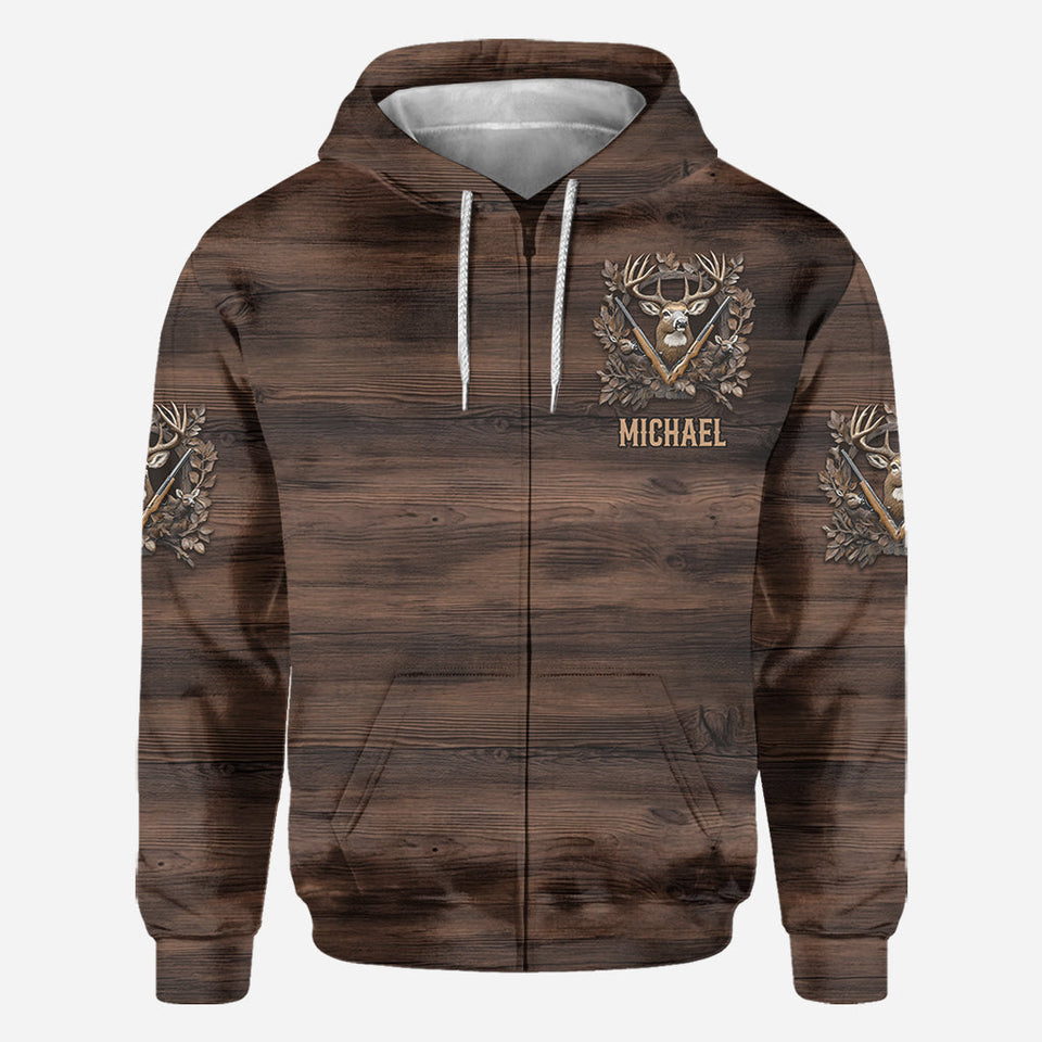 No Bragin Til Ur Draggin - Personalized Hunting All Over Shirt