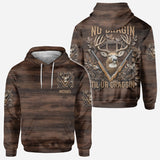 No Bragin Til Ur Draggin - Personalized Hunting All Over Shirt