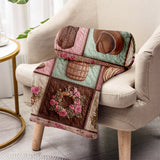 Perfect Gift For Cowgirl - Personalized Cowgirl Blanket