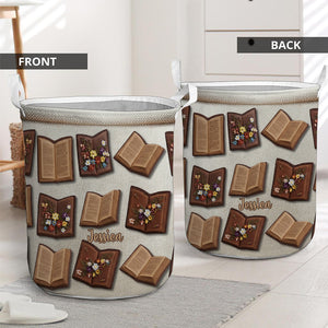 Book Lovers Storage Basket - Personalized Book Storage Basket