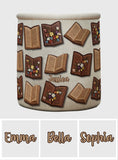Book Lovers Storage Basket - Personalized Book Storage Basket