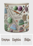 Knitting Lovers Storage Basket - Personalized Knitting Storage Basket