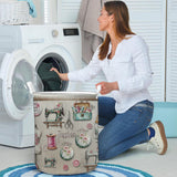 Sewing Lovers Storage Basket - Personalized Sewing Storage Basket