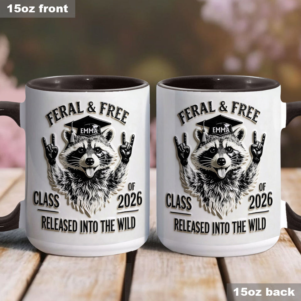 Funny Graduation Gifts - Personalized Graduation Accent Mug