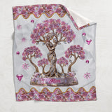 The Love Between Mother And Her Kids - Personalized Mother Blanket