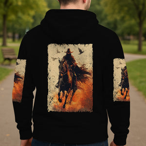 Halloween Horse Riding - Personalized Halloween All Over Shirt