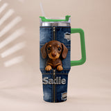 Love My Pet - Personalized Pet Tumbler With Plush Charm