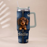 Love My Pet - Personalized Pet Tumbler With Plush Charm