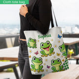 Just A Girl Who Loves Frogs - Personalized Frog Tote Bag