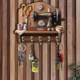 My Favorite Place - Personalized Sewing Custom Shaped Key Rack