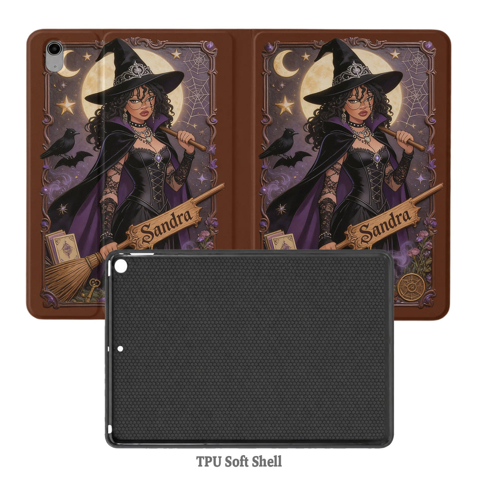 Witch Spells - Personalized Witch Tablet Cover With Pen Slot