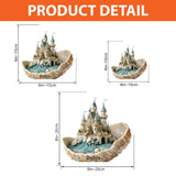 Seashell Castle Souvenir Gift - Personalized Sea Lover Custom Shaped Acrylic Plaque