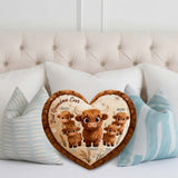 Perfect Gift For Mom, Grandma - Personalized Grandma Faux Fur Shaped Pillow