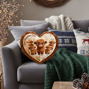 Perfect Gift For Mom, Grandma - Personalized Grandma Faux Fur Shaped Pillow