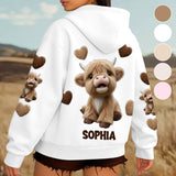 Cute Highland Cow - Personalized Highland Cow All Over Shirt