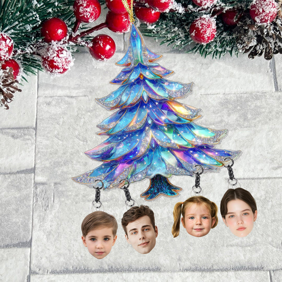 Our Family - Personalized Family Ornament With Charm