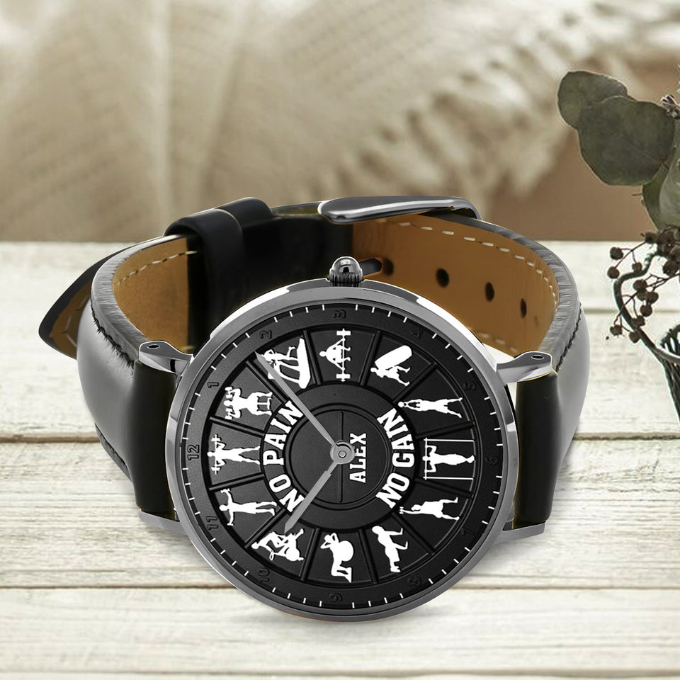 No Pain No Gain - Personalized Fitness Hand Watch