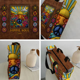 Hippie Soul - Personalized Hippie All-Over Print Canvas Tote Bag