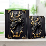 Love Dragons - Personalized Dragon Accent Mug