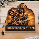 Best Dad/Grandpa In The Wild - Personalized Father 2 Layered Big Freestanding
