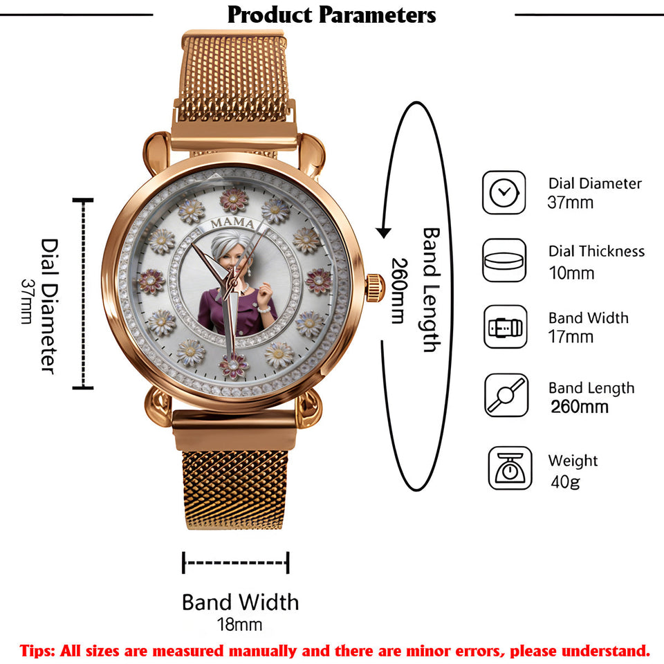 Custom Any Photo - Personalized Mother Women Hand Watch